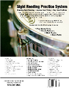 Sight Reading Complete for Drummers by Mike Prestwood, Volume 2 Back Cover